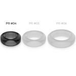 POWERING – ANNEAU PÉNIS SUPER FLEXIBLE ET RÉSISTANT 3.8CM PR04 NOIR