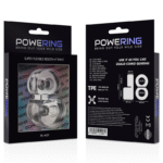 POWERING – DOUBLE ANNEAU PÉNIS SUPER FLEXIBLE ET RÉSISTANT PR09 CLAIR