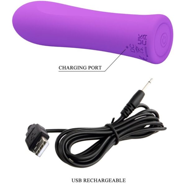 PRETTY LOVE - ALFREDA VIBRATEUR SUPER PUISSANT AQUA VIOLET-PRETTY LOVE FLIRTATION-sextoys-lingerie-bdsm-hygiène-sexshop
