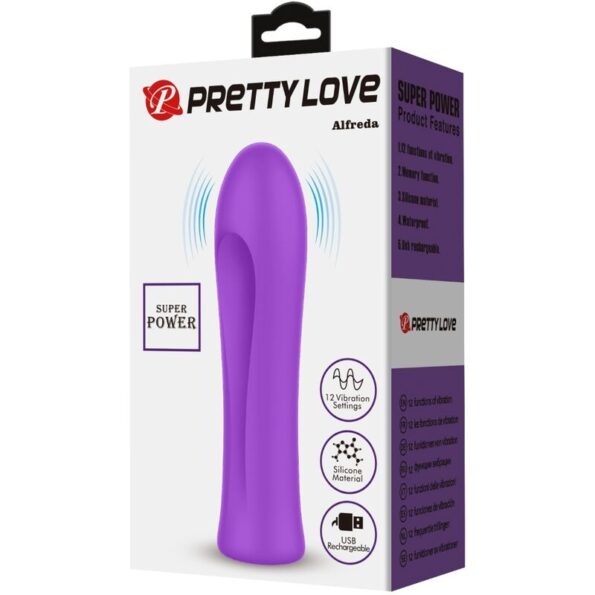 PRETTY LOVE - ALFREDA VIBRATEUR SUPER PUISSANT AQUA VIOLET-PRETTY LOVE FLIRTATION-sextoys-lingerie-bdsm-hygiène-sexshop