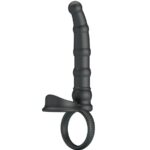 PRETTY LOVE - ANNEAU PÉNIS VIBRANT TATUM AVEC PLUG 10 VIBRATIONS NOIR-PRETTY LOVE-sextoys-lingerie-bdsm-hygiène-sexshop