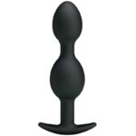 PRETTY LOVE - BALLES ANAL EN SILICONE 12.5 CM NOIRES-PRETTY LOVE BOTTOM-sextoys-lingerie-bdsm-hygiène-sexshop