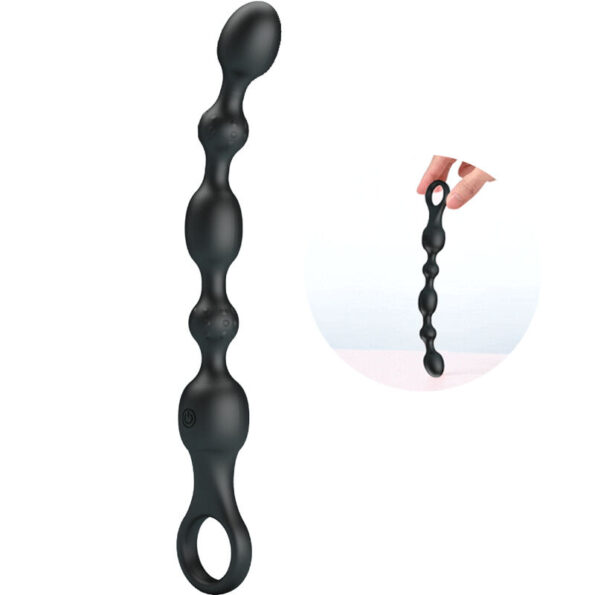 PRETTY LOVE - BALLES ANAL VAN 10 VIBRATIONS RECHARGEABLES EN SILICONE-PRETTY LOVE-sextoys-lingerie-bdsm-hygiène-sexshop