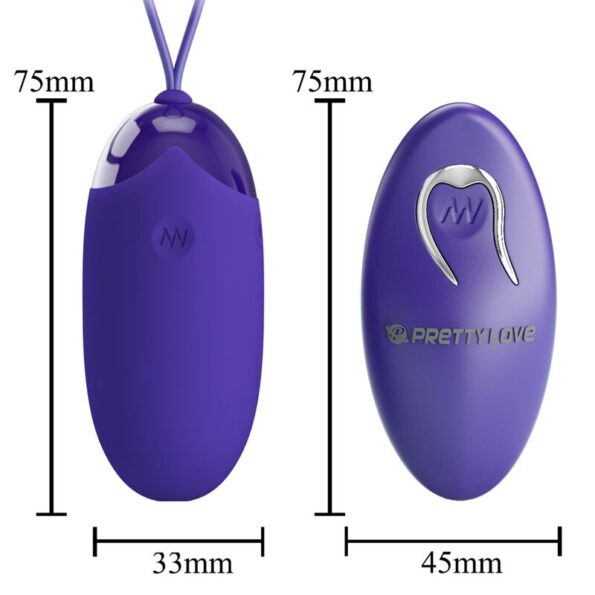 PRETTY LOVE - BERGER YOUTH OEUF VIBRANT TÉLÉCOMMANDÉ VIOLET-PRETTY LOVE YOUTH-sextoys-lingerie-bdsm-hygiène-sexshop