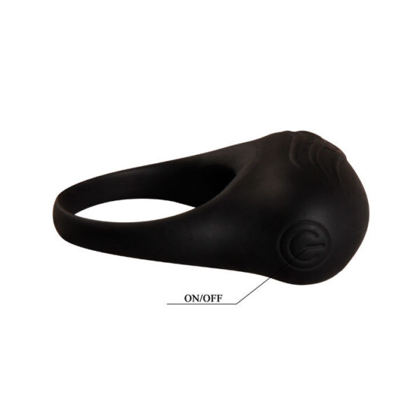 PRETTY LOVE - BERTRAM ANNEAU VIBRATEUR NOIR-PRETTY LOVE MALE-sextoys-lingerie-bdsm-hygiène-sexshop