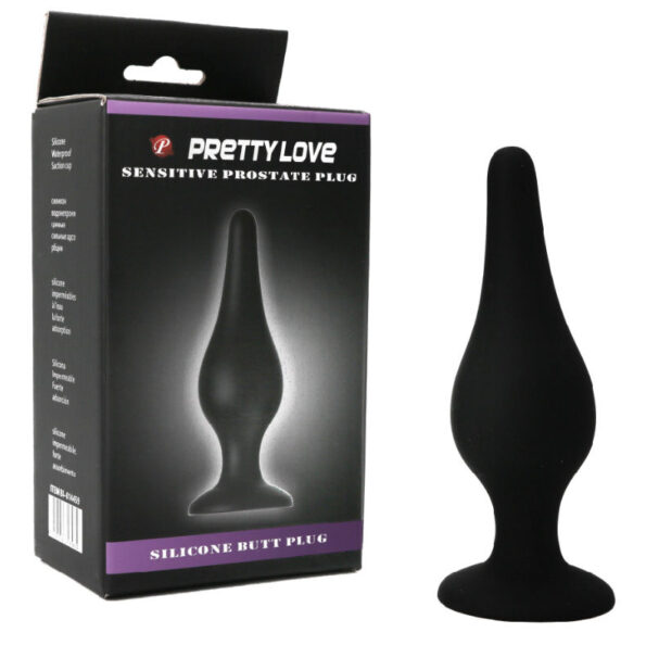 PRETTY LOVE - BOUCHON ERGONOMIQUE EN SILICONE 14 CM-PRETTY LOVE BOTTOM-sextoys-lingerie-bdsm-hygiène-sexshop