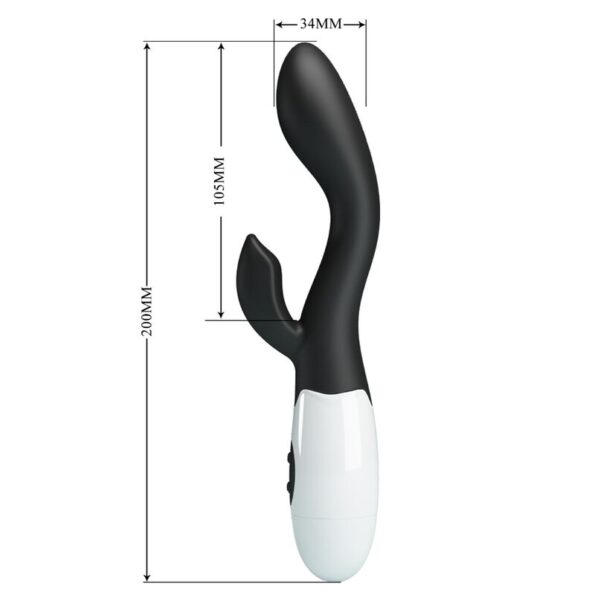 PRETTY LOVE - BRIGHTY VIBRATEUR POINT G NOIR-PRETTY LOVE FLIRTATION-sextoys-lingerie-bdsm-hygiène-sexshop