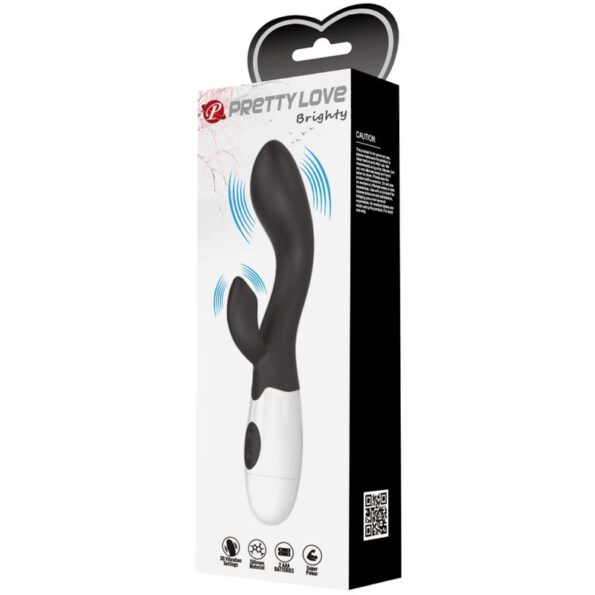 PRETTY LOVE - BRIGHTY VIBRATEUR POINT G NOIR-PRETTY LOVE FLIRTATION-sextoys-lingerie-bdsm-hygiène-sexshop