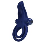 PRETTY LOVE - BRONSON BAGUE DOUBLE AVEC VIBRATION BLEU-PRETTY LOVE MALE-sextoys-lingerie-bdsm-hygiène-sexshop