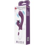PRETTY LOVE – BUTTERFLY KISS VIBRATEUR RABBIT ET STIMULATEUR DE POINT G VIOLET