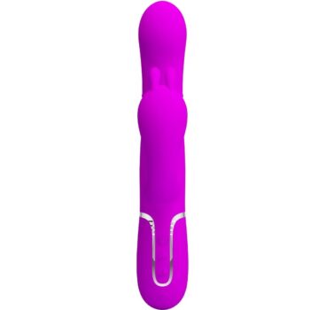 PRETTY LOVE - CAMMY TRIPLE VIBRATEUR MULTIFONCTION 4 EN 1 ROSE-PRETTY LOVE FLIRTATION-sextoys-lingerie-bdsm-hygiène-sexshop