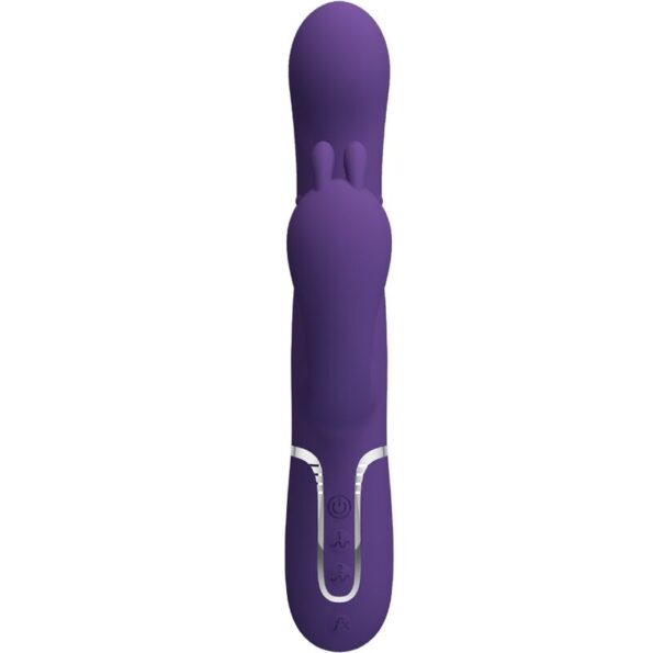 PRETTY LOVE - CAMMY TRIPLE VIBRATEUR MULTIFONCTION 4 EN 1 VIOLET-PRETTY LOVE FLIRTATION-sextoys-lingerie-bdsm-hygiène-sexshop