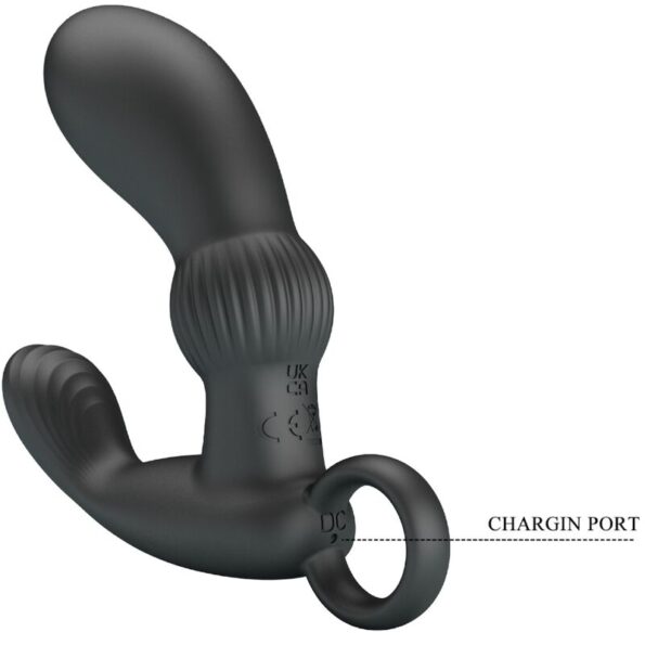 PRETTY LOVE - CAYLA VIBRATEUR MASSEUR ANAL NOIR-PRETTY LOVE-sextoys-lingerie-bdsm-hygiène-sexshop