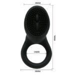 PRETTY LOVE – COBRA ANNEAU VIBRATEUR NOIR