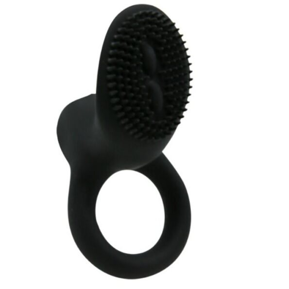 PRETTY LOVE - COBRA ANNEAU VIBRATEUR NOIR-PRETTY LOVE MALE-sextoys-lingerie-bdsm-hygiène-sexshop