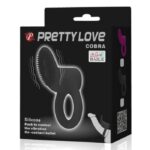 PRETTY LOVE – COBRA ANNEAU VIBRATEUR NOIR