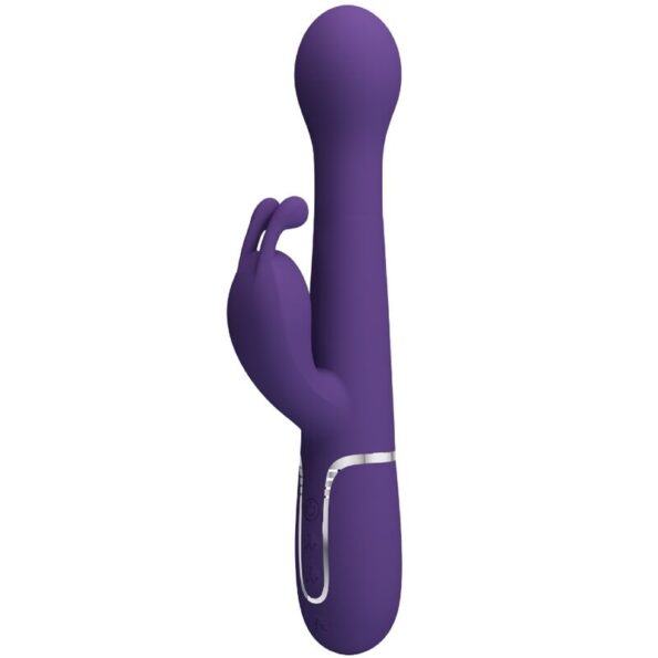 PRETTY LOVE - DEJON VIBRATEUR RABBIT 3 EN 1 MULTIFONCTION VIOLET-PRETTY LOVE FLIRTATION-sextoys-lingerie-bdsm-hygiène-sexshop