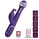 PRETTY LOVE - DEJON VIBRATEUR RABBIT 3 EN 1 MULTIFONCTION VIOLET-PRETTY LOVE FLIRTATION-sextoys-lingerie-bdsm-hygiène-sexshop