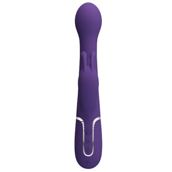 PRETTY LOVE - DEJON VIBRATEUR RABBIT 3 EN 1 MULTIFONCTION VIOLET-PRETTY LOVE FLIRTATION-sextoys-lingerie-bdsm-hygiène-sexshop