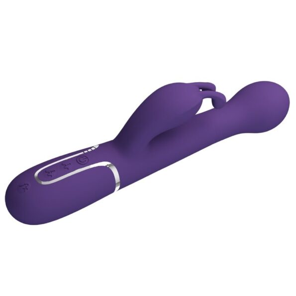 PRETTY LOVE - DEJON VIBRATEUR RABBIT 3 EN 1 MULTIFONCTION VIOLET-PRETTY LOVE FLIRTATION-sextoys-lingerie-bdsm-hygiène-sexshop