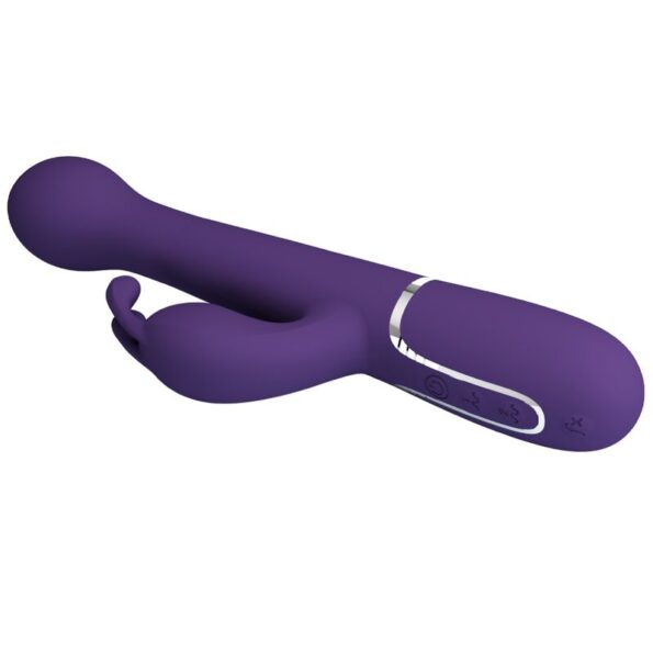 PRETTY LOVE - DEJON VIBRATEUR RABBIT 3 EN 1 MULTIFONCTION VIOLET-PRETTY LOVE FLIRTATION-sextoys-lingerie-bdsm-hygiène-sexshop