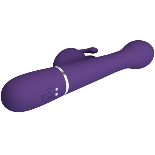 PRETTY LOVE - DEJON VIBRATEUR RABBIT 3 EN 1 MULTIFONCTION VIOLET-PRETTY LOVE FLIRTATION-sextoys-lingerie-bdsm-hygiène-sexshop