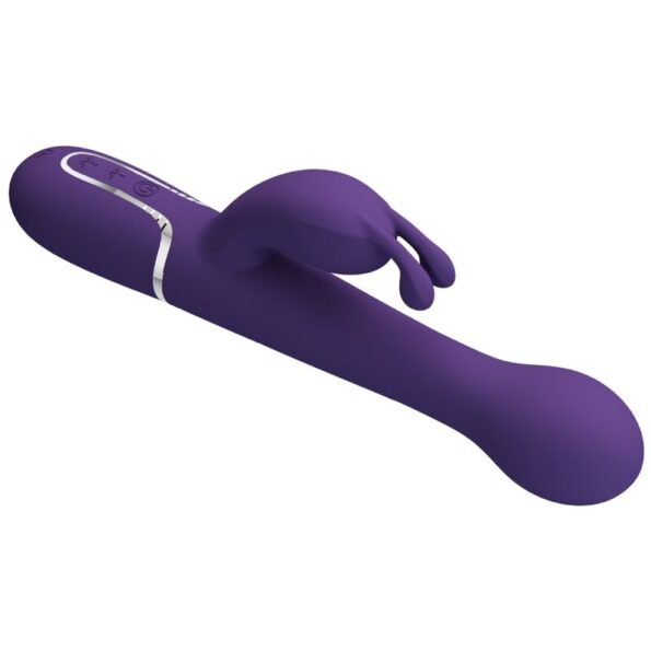 PRETTY LOVE - DEJON VIBRATEUR RABBIT 3 EN 1 MULTIFONCTION VIOLET-PRETTY LOVE FLIRTATION-sextoys-lingerie-bdsm-hygiène-sexshop