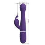 PRETTY LOVE – DEJON VIBRATEUR RABBIT 3 EN 1 MULTIFONCTION VIOLET