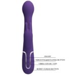 PRETTY LOVE – DEJON VIBRATEUR RABBIT 3 EN 1 MULTIFONCTION VIOLET