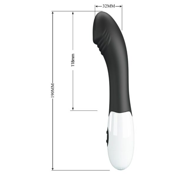 PRETTY LOVE - ELEMENTAL VIBRATEUR POINT G 30 MODES NOIR-PRETTY LOVE FLIRTATION-sextoys-lingerie-bdsm-hygiène-sexshop