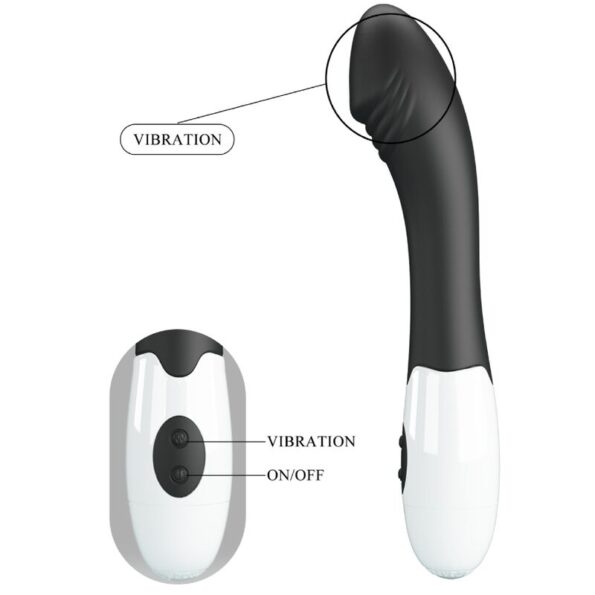 PRETTY LOVE - ELEMENTAL VIBRATEUR POINT G 30 MODES NOIR-PRETTY LOVE FLIRTATION-sextoys-lingerie-bdsm-hygiène-sexshop