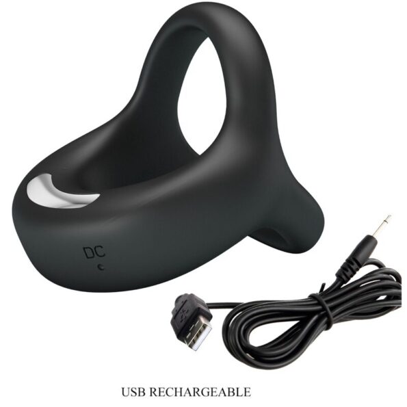 PRETTY LOVE - ELLIOTT AANNEAU VIBRANT NOIR-PRETTY LOVE-sextoys-lingerie-bdsm-hygiène-sexshop