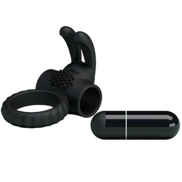 PRETTY LOVE - EUDORA ANNEAU VIBRANT AVEC STIMULATEUR-PRETTY LOVE MALE-sextoys-lingerie-bdsm-hygiène-sexshop