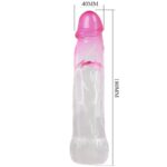 PRETTY LOVE – GAINE D’AGRANDISSEMENT RÉALISTE NERON 6 CM POUR PÉNIS ROSE