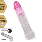 PRETTY LOVE – GAINE D’AGRANDISSEMENT RÉALISTE NERON 6 CM POUR PÉNIS ROSE