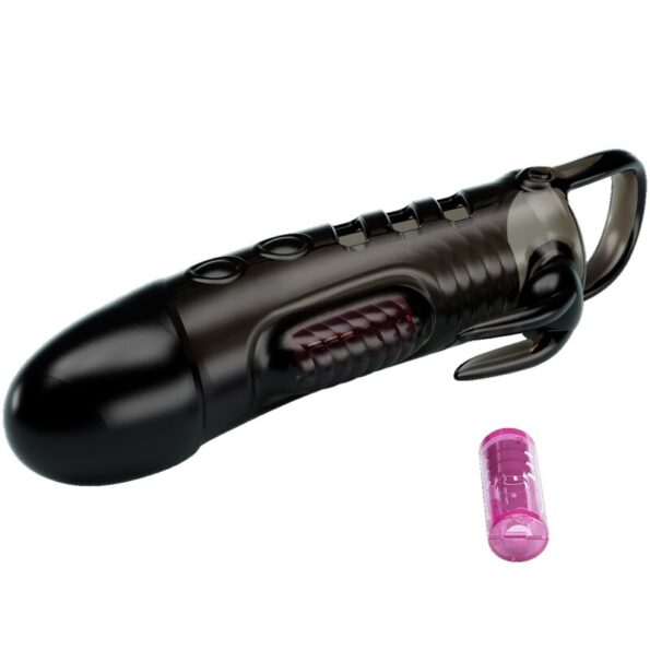 PRETTY LOVE - GAINE PÉNISIENNE SLOANE LAPIN NOIR-PRETTY LOVE-sextoys-lingerie-bdsm-hygiène-sexshop