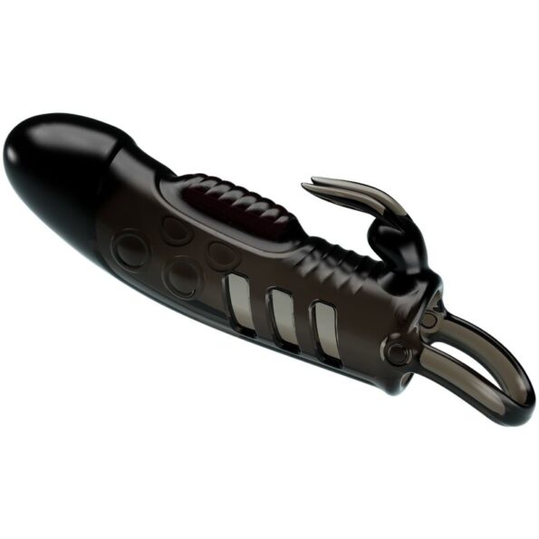 PRETTY LOVE - GAINE PÉNISIENNE SLOANE LAPIN NOIR-PRETTY LOVE-sextoys-lingerie-bdsm-hygiène-sexshop