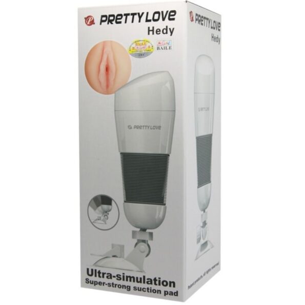 PRETTY LOVE - HEDY MASTURBATEUR VAGIN BLANC-PRETTY LOVE MALE-sextoys-lingerie-bdsm-hygiène-sexshop
