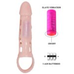 PRETTY LOVE – HOUSSE DEXTENSION DE PÉNIS HARRISON AVEC VIBRATION ET SANGLE 13.5 CM