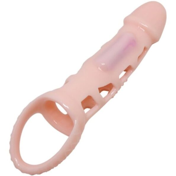 PRETTY LOVE - HOUSSE DEXTENSION DE PÉNIS HARRISON AVEC VIBRATION ET SANGLE 13.5 CM-PRETTY LOVE MALE-sextoys-lingerie-bdsm-hygiène-sexshop