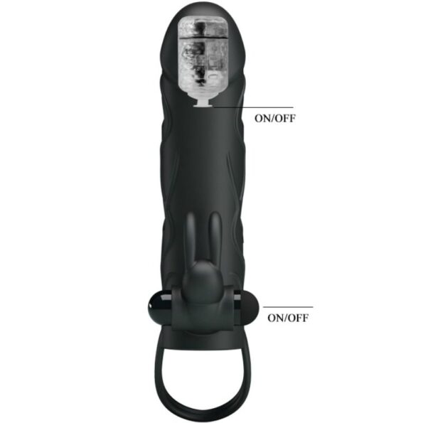 PRETTY LOVE - HOUSSE EN SILICONE AVEC VIBRATION 14 CM 2.0-PRETTY LOVE-sextoys-lingerie-bdsm-hygiène-sexshop