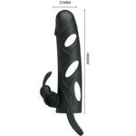 PRETTY LOVE – HOUSSE EN SILICONE AVEC VIBRATION 14 CM 2.0