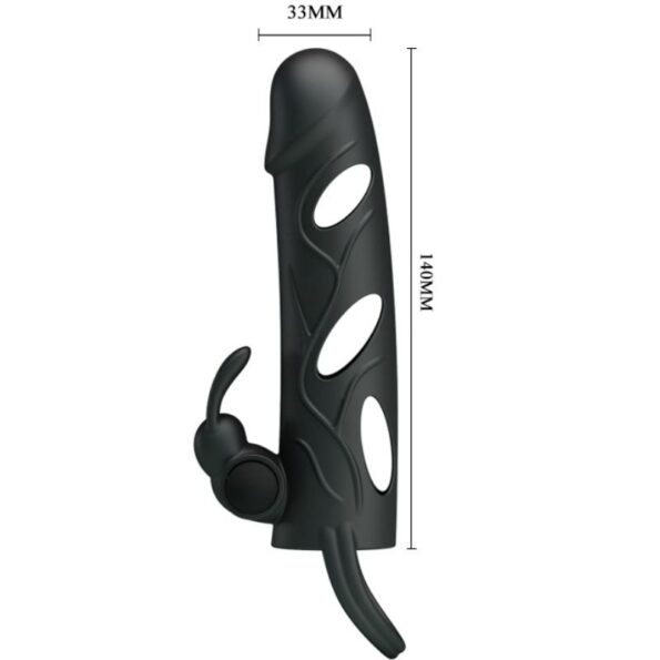 PRETTY LOVE - HOUSSE EN SILICONE AVEC VIBRATION 14 CM 2.0-PRETTY LOVE-sextoys-lingerie-bdsm-hygiène-sexshop