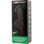 PRETTY LOVE – HOUSSE EN SILICONE AVEC VIBRATION 14 CM 2.0