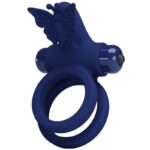PRETTY LOVE - JAMELE DOUBLE ANNEAU AVEC VIBRATION & STIMULATEUR DE PAPILLON BLEU-PRETTY LOVE MALE-sextoys-lingerie-bdsm-hygiène-sexshop