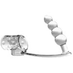 PRETTY LOVE - MANCHON PÉNIS AVEC PLUG ANAL TRANSPARENT-PRETTY LOVE MALE-sextoys-lingerie-bdsm-hygiène-sexshop