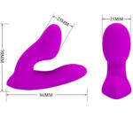 PRETTY LOVE – MASSEUR DE CLITORIS MELVIN AVEC TÉLÉCOMMANDE
