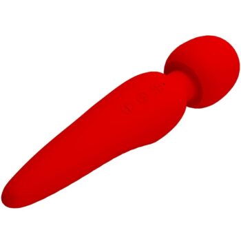 PRETTY LOVE - MASSEUR MEREDITH 12 MODES DE VIBRATION ROUGE-PRETTY LOVE SMART-sextoys-lingerie-bdsm-hygiène-sexshop