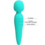 PRETTY LOVE – MASSEUR MEREDITH 12 MODES DE VIBRATION VERT AQUA