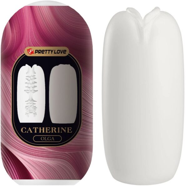 PRETTY LOVE - MASTURBATEUR HOMME OLGA BLANC-PRETTY LOVE FLIRTATION-sextoys-lingerie-bdsm-hygiène-sexshop
